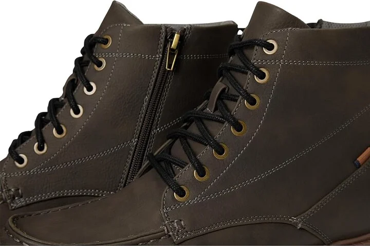 Dr. Scholl's Manchester Men's Boots Grey Faux Leather : 10.5 M, Leather/Textile - Image 7