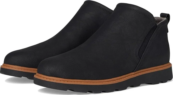 Dr. Scholl's Margo Booties Women's Boots Black Faux Leather : 6.5 M