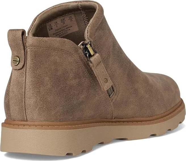Dr. Scholl's Margo Booties Women's Boots Mocha Taupe Fabric : 10 M, Leather - Image 4