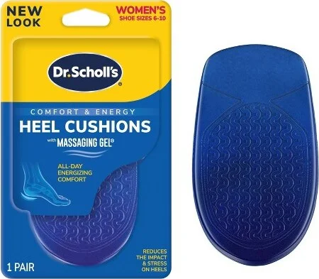 Dr. Scholl's Massaging Gel Advanced Heel Cushions for Women Size 6-10