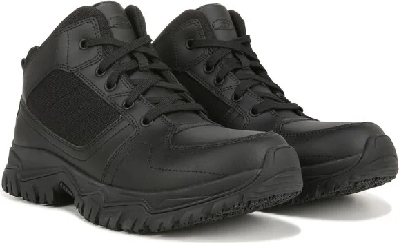 Dr. Scholl's Men's Boulder Ankle Boot Black Leather 8.5 W - Image 2