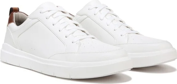Dr. Scholl's Men's Catch Thrills Lace Up Sneaker White Smooth 8.5 M - Image 2