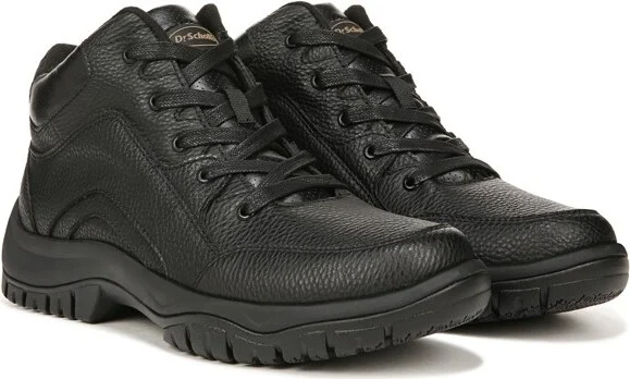 Dr. Scholl's Mens Charge Work Slip Resistant Boot Black Leather 11 W - Image 2