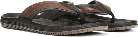 Dr. Scholl's Men's Donnar Flip Flop Sandals Brown 11 M - Image 2