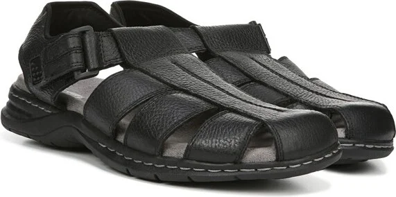 Dr. Scholl's Men's Gaston Fisherman Sandal Briar Brown Leather 10 M - Image 3