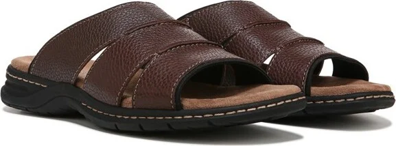 Dr. Scholl's Men's Gordon Slide Sandal Black Smooth 7 M - Image 3