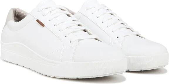 Dr. Scholl's Men's Time Off Men Lace Up Sneaker White Smooth 9.5 M - Image 2