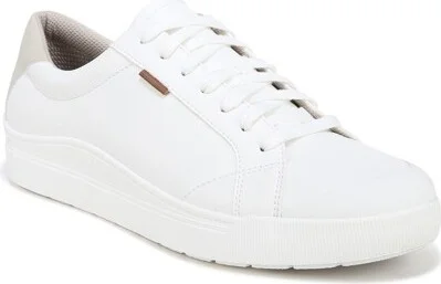 Dr. Scholl's Men's Time Off Men Lace Up Sneaker White Smooth 9.5 M