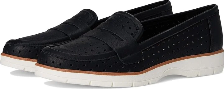 Dr. Scholl's Nice Day Breezy Women's Shoes Black Smooth : 11 M, Leather/Rubber