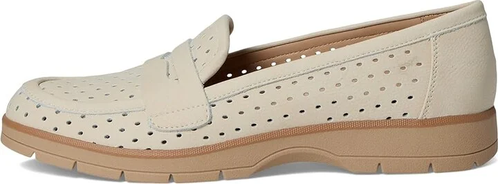 Dr. Scholl's Nice Day Breezy Women's Shoes Off-White Smooth : 6.5 M, Leather/Rubber - Image 6