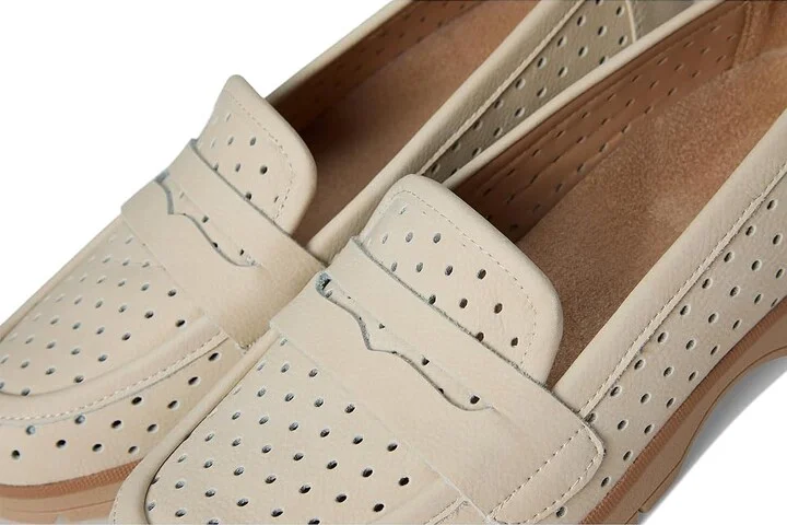 Dr. Scholl's Nice Day Breezy Women's Shoes Off-White Smooth : 6.5 M, Leather/Rubber - Image 7
