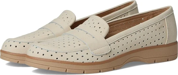 Dr. Scholl's Nice Day Breezy Women's Shoes Off-White Smooth : 6.5 M, Leather/Rubber