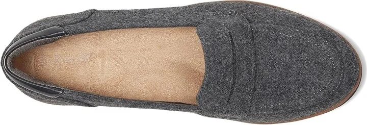 Dr. Scholl's Nice Day Loafer/Moc Shoes Women's Shoes Charcoal Grey Wool : 10 M, Synthetic - Image 2