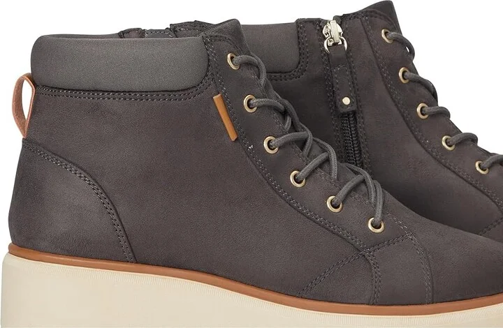 Dr. Scholl's Nice Day Max Alpine Lace-Up Short Boots Women's Boots Greystone : 10 M, Synthetic - Image 7