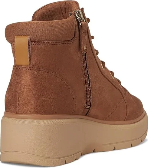 Dr. Scholl's Nice Day Max Alpine Lace-Up Short Boots Women's Boots Honey Brown : 8.5 M, Synthetic - Image 4
