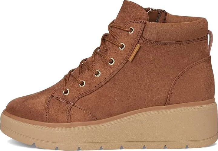 Dr. Scholl's Nice Day Max Alpine Lace-Up Short Boots Women's Boots Honey Brown : 8.5 M, Synthetic - Image 6