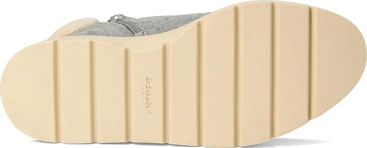Dr. Scholl's Nice Day Max Alpine Women's Slide Shoes Light Grey Wool : 11 M, Synthetic - Image 3