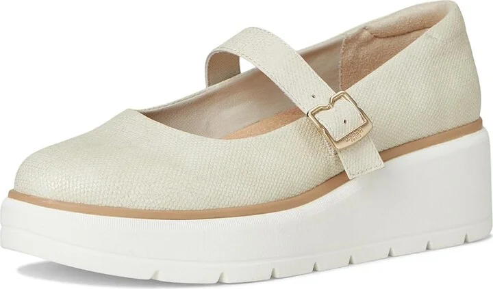 Dr. Scholl's Nice Day Max Jane Women's Shoes Off-White Smooth : 8.5 M - Image 5