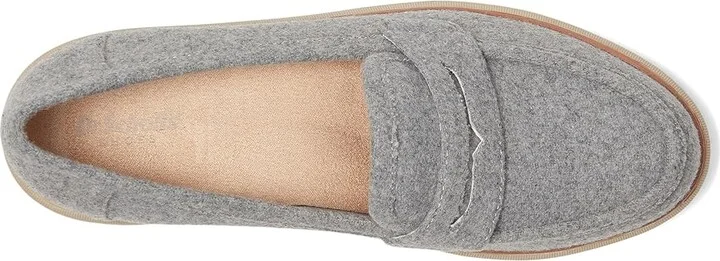 Dr. Scholl's Nice Day Max Loafer/Moc Shoes Women's Flat Shoes Light Grey : 7 M, Faux Leather - Image 2