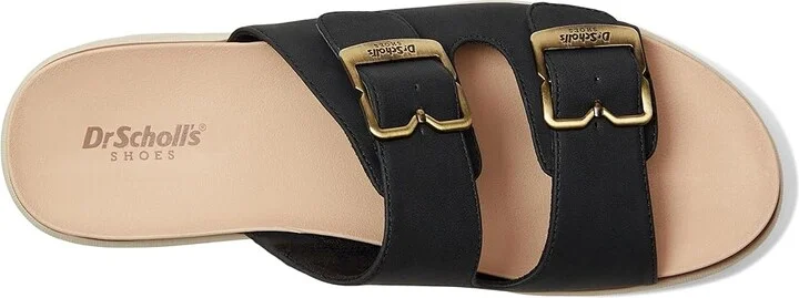 Dr. Scholl's Nice Day Max Og Women's Wedge Shoes Black Smooth : 7 M, Leather - Image 2