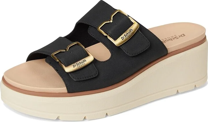 Dr. Scholl's Nice Day Max Og Women's Wedge Shoes Black Smooth : 7 M, Leather - Image 5