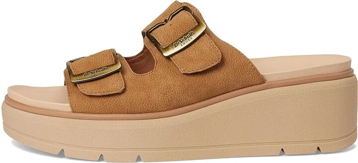 Dr. Scholl's Nice Day Max Og Women's Wedge Shoes Honey Brown Smooth : 9 M, Leather - Image 6