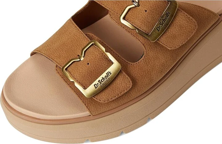 Dr. Scholl's Nice Day Max Og Women's Wedge Shoes Honey Brown Smooth : 9 M, Leather - Image 7