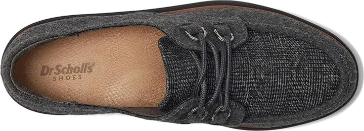 Dr. Scholl's Nice Day Max Oxford Women's Shoes Charcoal Wool : 7.5 M, Microfiber/Polyester - Image 2