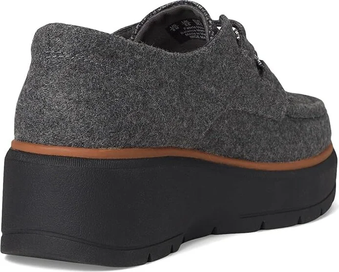 Dr. Scholl's Nice Day Max Oxford Women's Shoes Charcoal Wool : 7.5 M, Microfiber/Polyester - Image 4