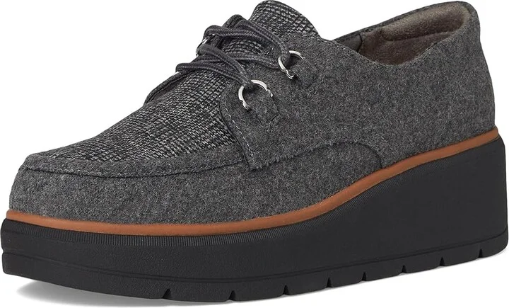 Dr. Scholl's Nice Day Max Oxford Women's Shoes Charcoal Wool : 7.5 M, Microfiber/Polyester - Image 5