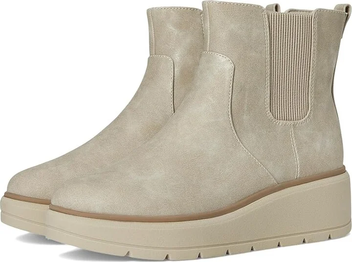 Dr. Scholl's Nice Day Max Women's Boots Oyster : 7 M, Leather
