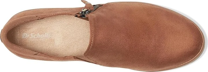 Dr. Scholl's Nice Day Now Loafer/Moc Shoes Women's Flat Shoes Honey Brown : 8.5 M, Faux Leather/Microfiber - Image 2