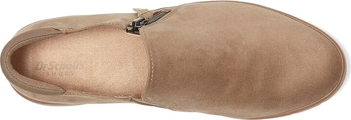 Dr. Scholl's Nice Day Now Loafer/Moc Shoes Women's Flat Shoes Taupe : 9 M, Faux Leather/Microfiber - Image 2