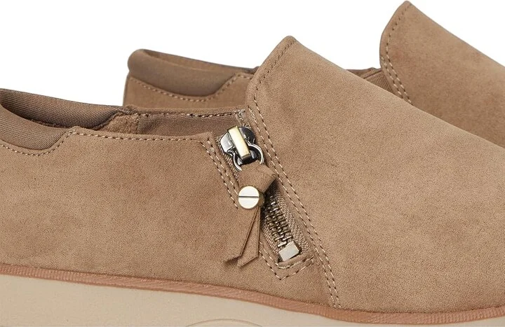 Dr. Scholl's Nice Day Now Loafer/Moc Shoes Women's Flat Shoes Taupe : 9 M, Faux Leather/Microfiber - Image 7