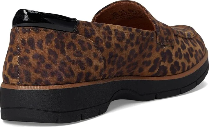 Dr. Scholl's Nice Day Slip-On Women's Shoes Leopard Microfiber : 11 M, Leather/Polyester/Suede - Image 4