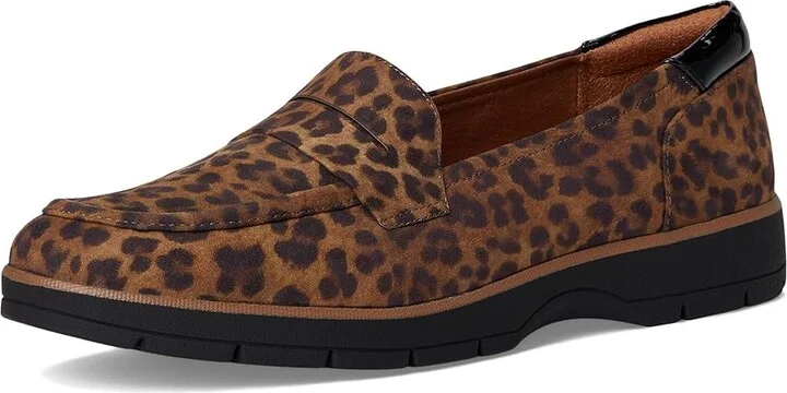 Dr. Scholl's Nice Day Slip-On Women's Shoes Leopard Microfiber : 11 M, Leather/Polyester/Suede - Image 5