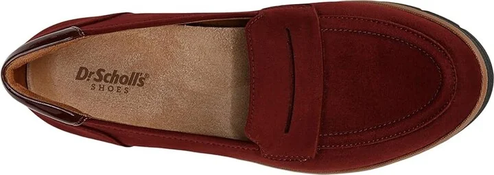 Dr. Scholl's Nice Day Women's Slide Shoes Cali Wine Microfiber : 10 M, Leather/Microfiber - Image 2