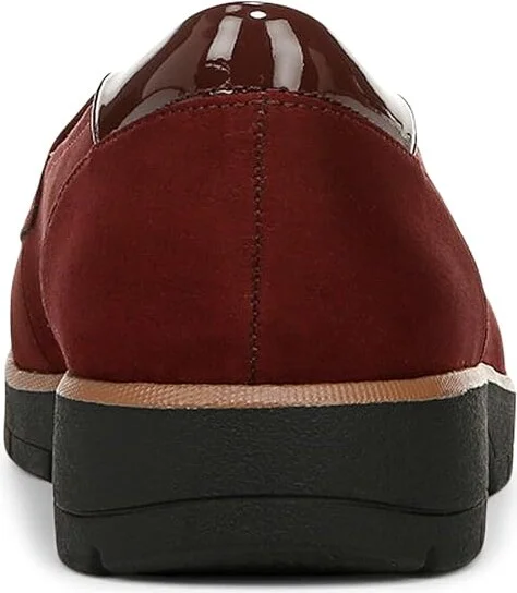 Dr. Scholl's Nice Day Women's Slide Shoes Cali Wine Microfiber : 10 M, Leather/Microfiber - Image 5
