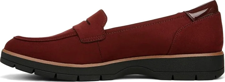 Dr. Scholl's Nice Day Women's Slide Shoes Cali Wine Microfiber : 10 M, Leather/Microfiber - Image 6