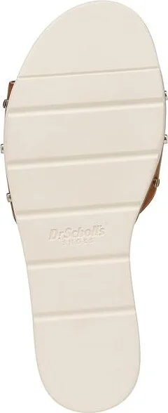 Dr. Scholl's Nice Iconic Flat Sandal Women's Sandals Honey : 6 M, Faux Leather - Image 3