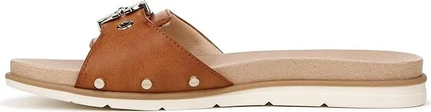 Dr. Scholl's Nice Iconic Flat Sandal Women's Sandals Honey : 6 M, Faux Leather - Image 5
