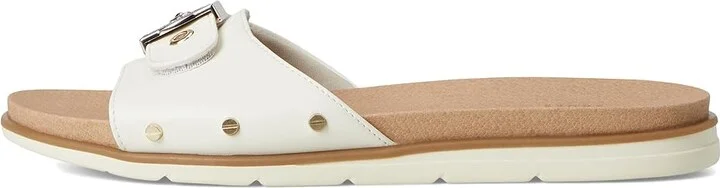 Dr. Scholl's Nice Iconic Flat Sandal Women's Sandals White : 7 M, Faux Leather - Image 6
