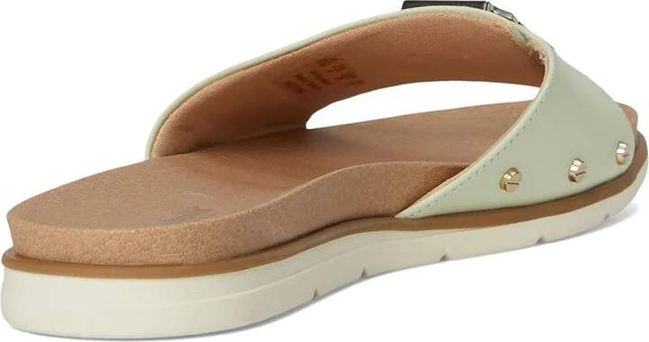 Dr. Scholl's Nice Iconic Slides Women's Sandals Aloe Green Faux Leather : 11 M - Image 4