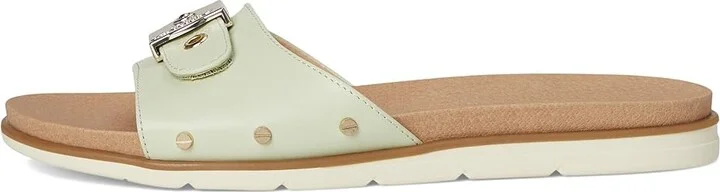 Dr. Scholl's Nice Iconic Slides Women's Sandals Aloe Green Faux Leather : 11 M - Image 6