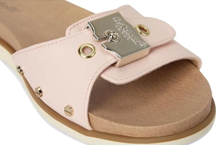 Dr. Scholl's Nice Iconic Slides Women's Sandals Blush Pink Faux Leather : 9 M - Image 7