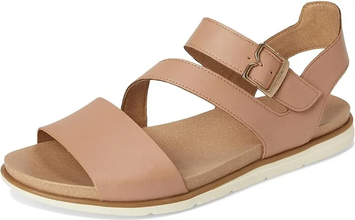 Dr. Scholl's Nicely Fun Women's Wedge Shoes Tawny Birch Brown Faux Leather : 8 M, Leather/Rubber/Synthetic - Image 5