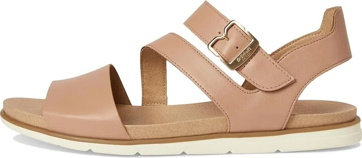 Dr. Scholl's Nicely Fun Women's Wedge Shoes Tawny Birch Brown Faux Leather : 8 M, Leather/Rubber/Synthetic - Image 6