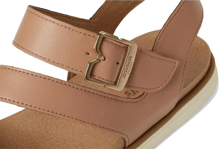Dr. Scholl's Nicely Fun Women's Wedge Shoes Tawny Birch Brown Faux Leather : 8 M, Leather/Rubber/Synthetic - Image 7