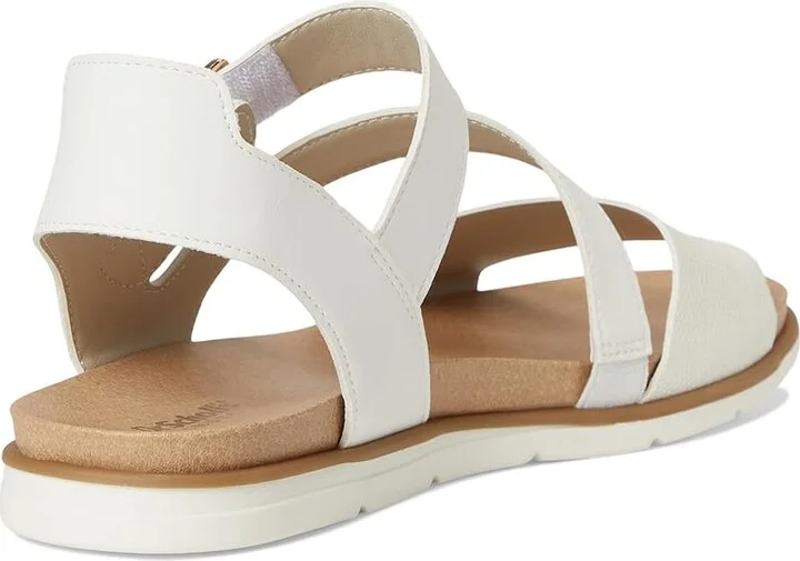 Dr. Scholl's Nicely Fun Women's Wedge Shoes Tofu White Faux Leather : 6.5 M, Leather/Rubber/Synthetic - Image 4