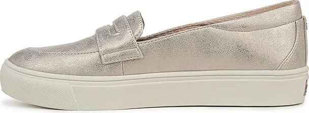 Dr. Scholl's Nova Moc Women's Flat Shoes Light Gold : 6.5 M, Polyester - Image 5